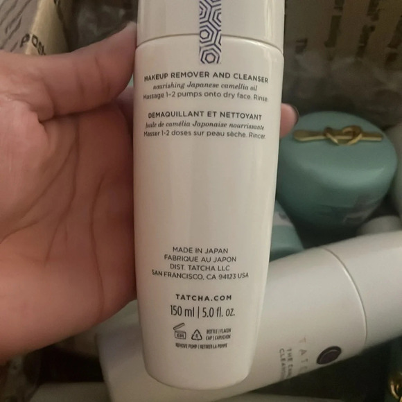 Tatcha Pure One Step Camellia Cleansing Oil makeup full size 150ml 5.0 oz - Picture 2 of 2
